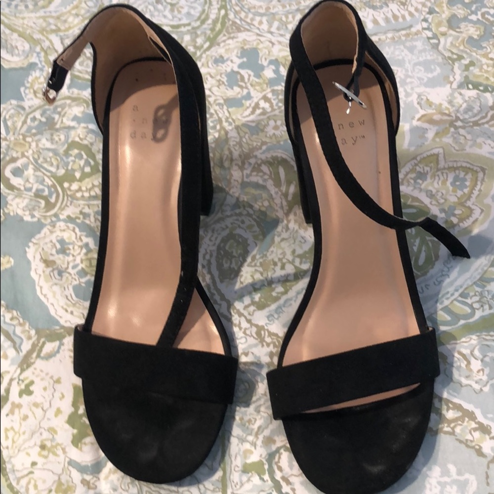 Black heels